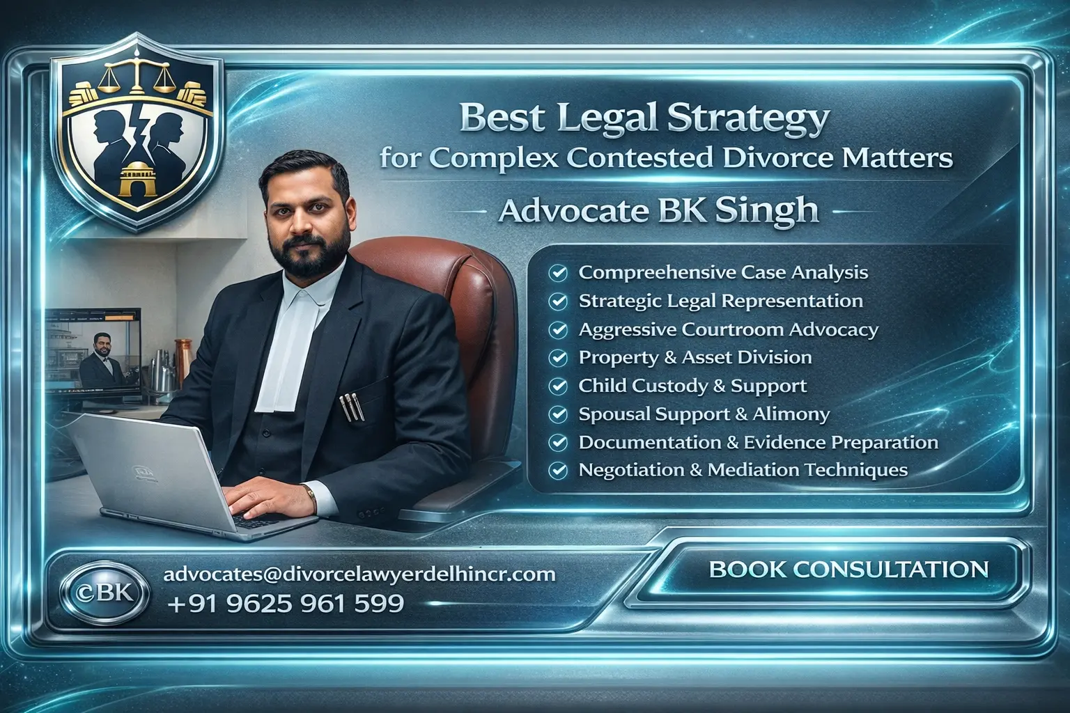 Best Legal Strategy for Complex Contested Divorce Matters