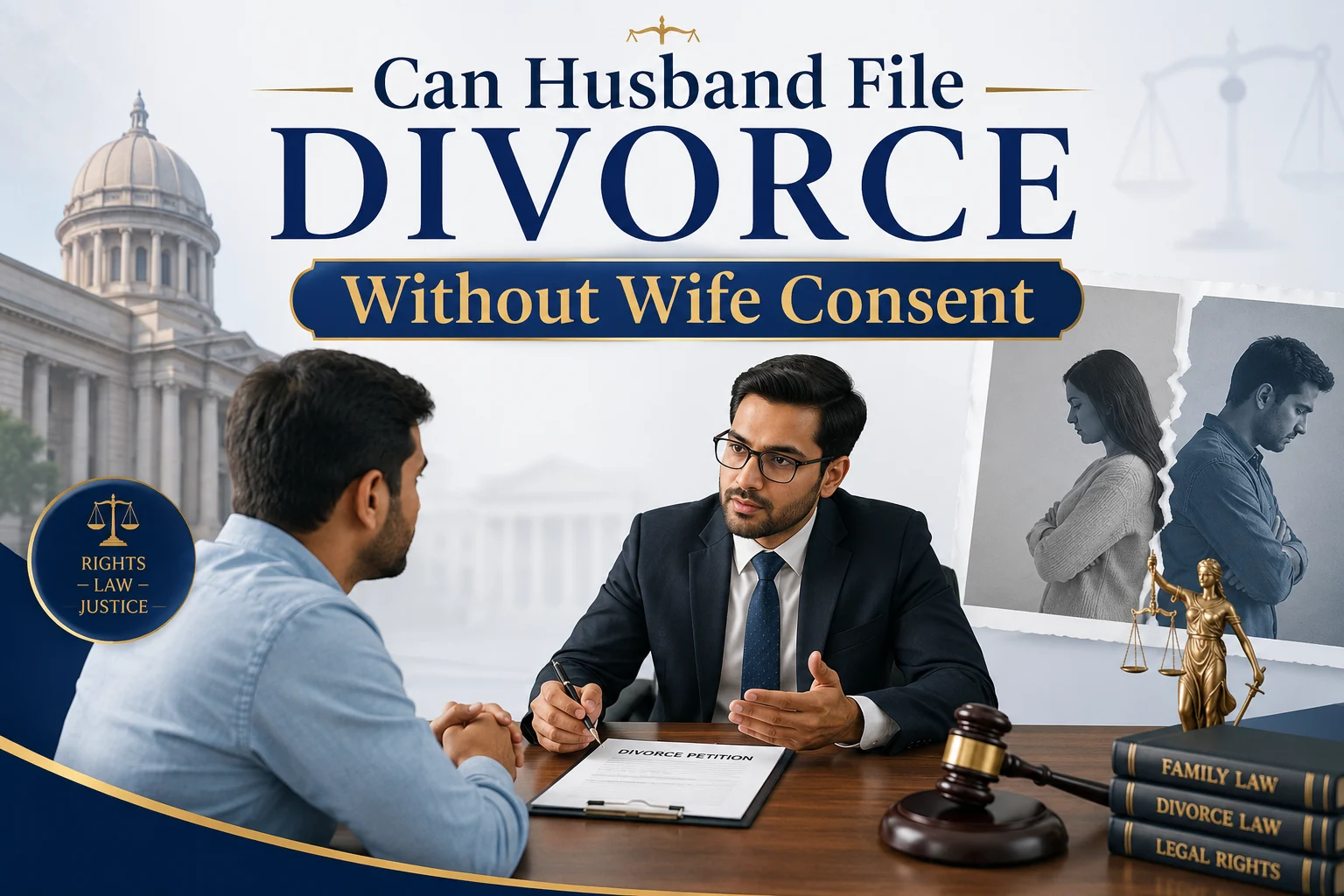 Can Husband File Divorce Without Wife Consent