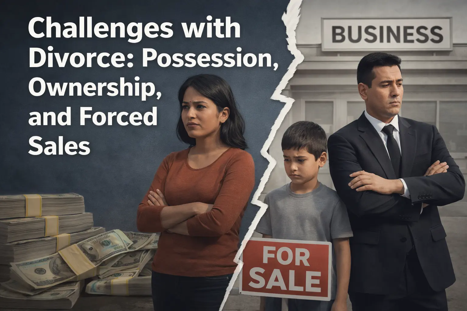Challenges with Divorce Possession, Ownership, and Forced Sales