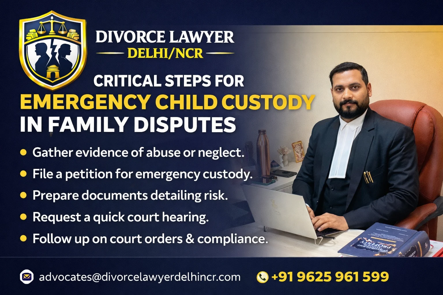 Critical Steps for Emergency Child Custody in Family Disputes