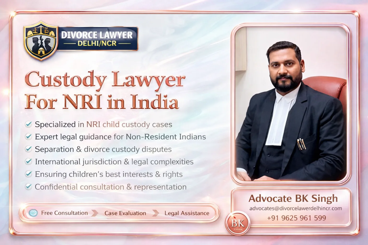 Custody Lawyer For NRI in India
