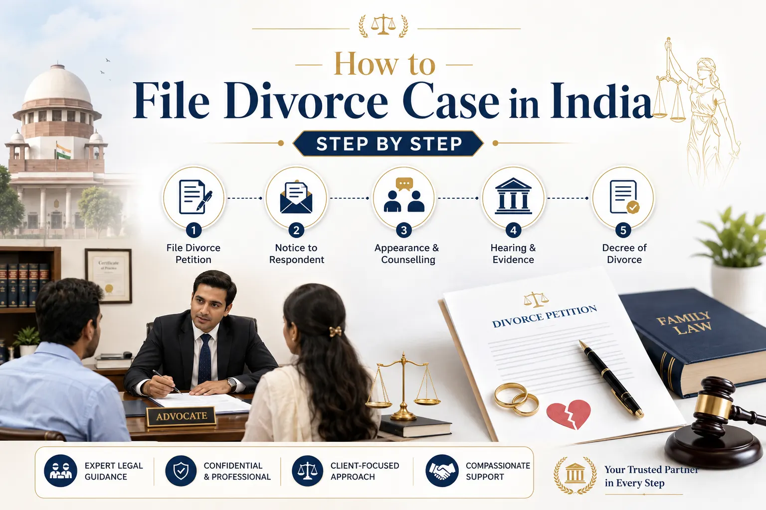 How to File Divorce Case in India Step by Step