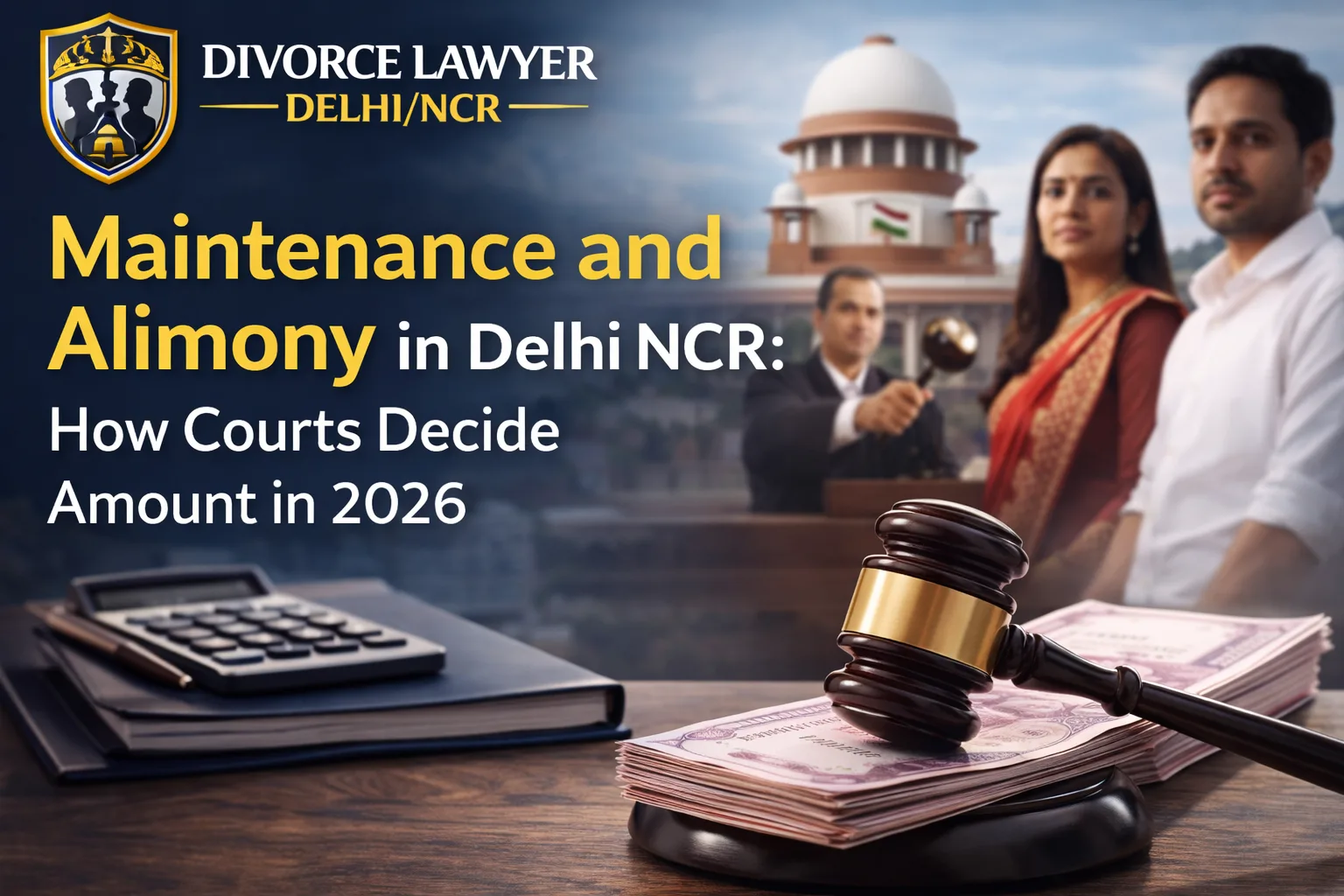 Maintenance and Alimony in Delhi NCR: How Courts Decide Amount in 2026