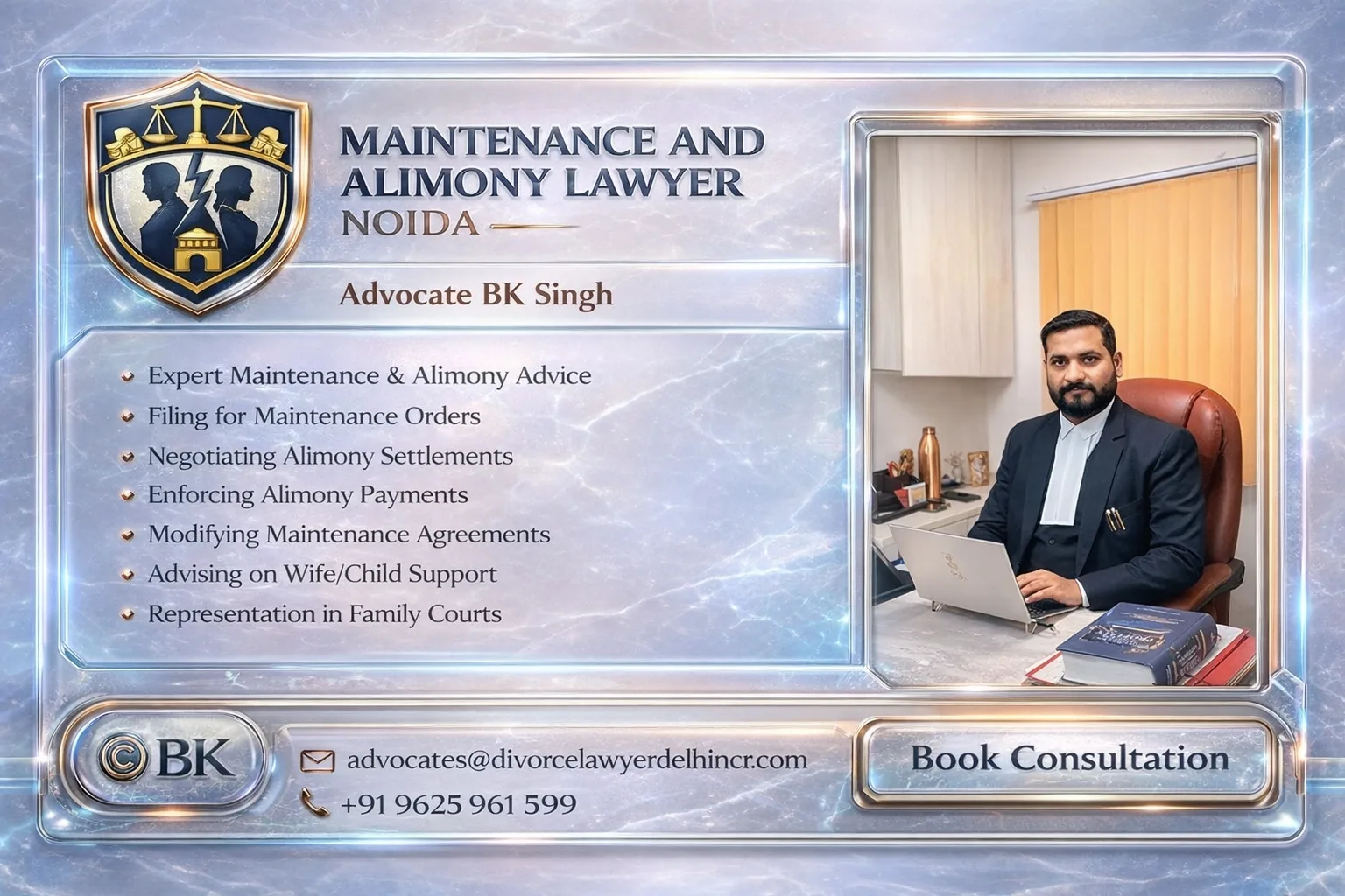 Maintenance and Alimony Lawyer Noida