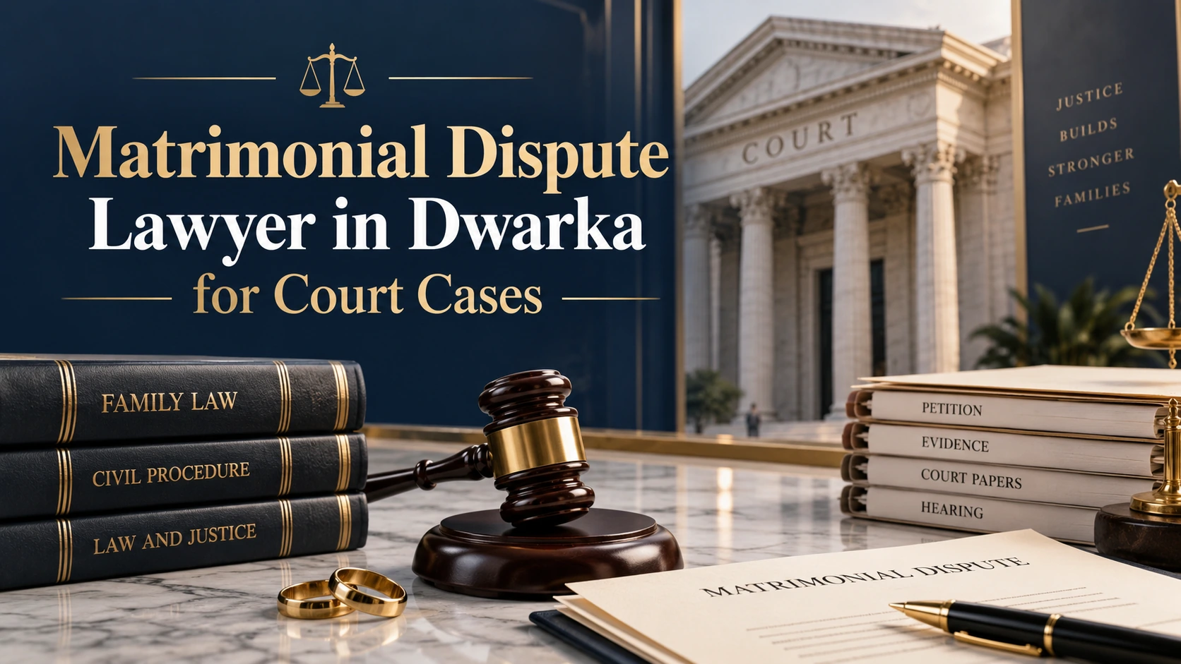 Matrimonial Dispute Lawyer in Dwarka for Mediation and Court Cases