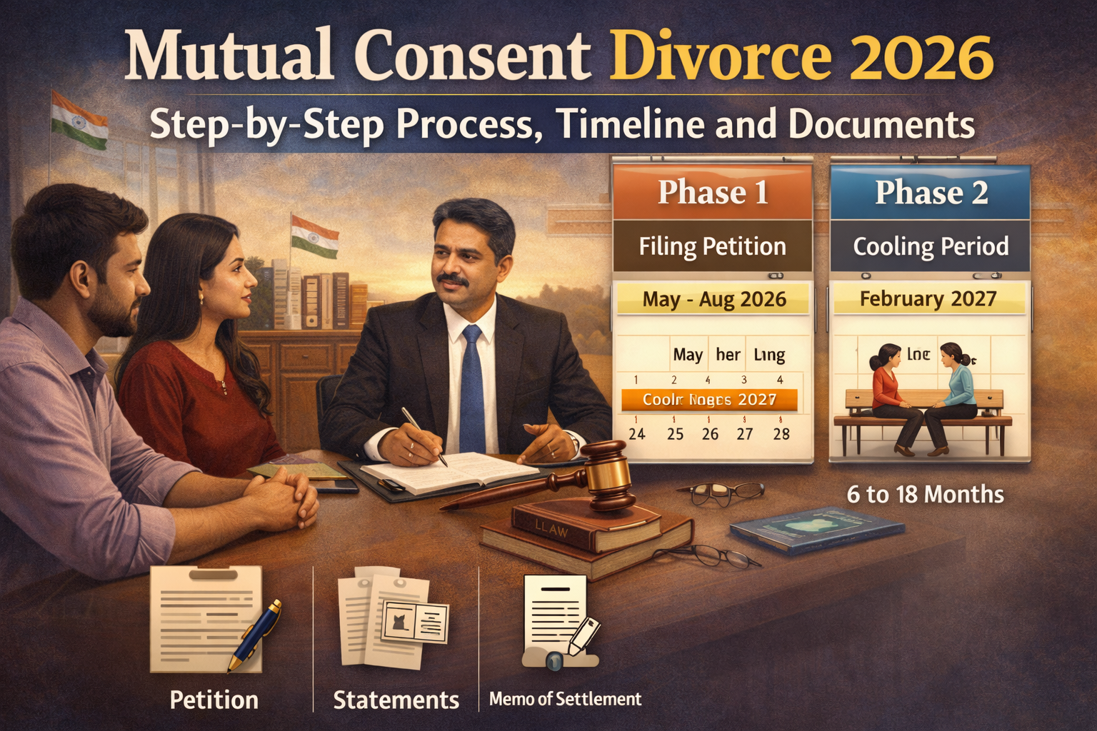 Mutual Consent Divorce 2026 Step-by-Step Process Timeline and Documents