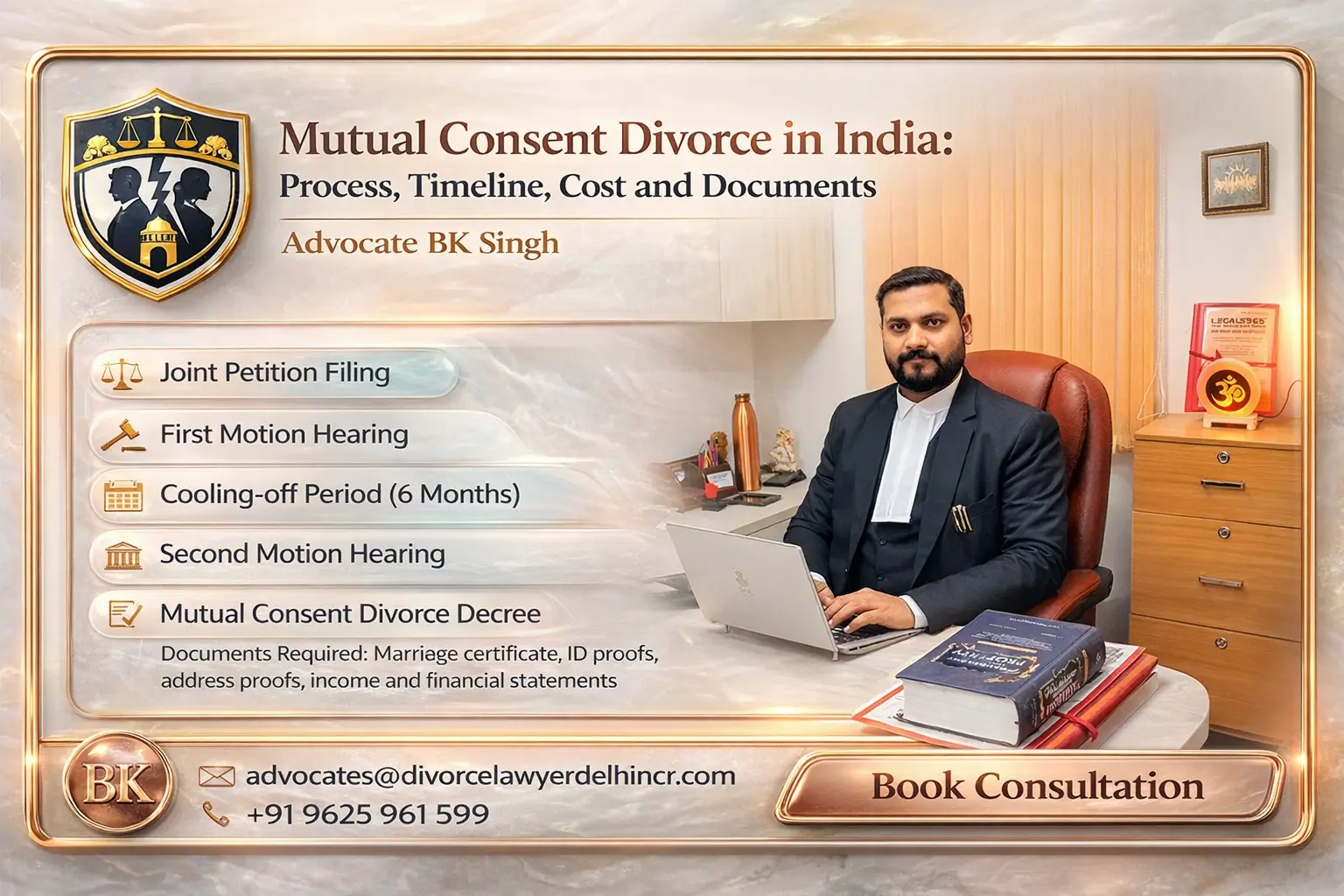 Mutual Consent Divorce in India: Process, Timeline, Cost and Documents