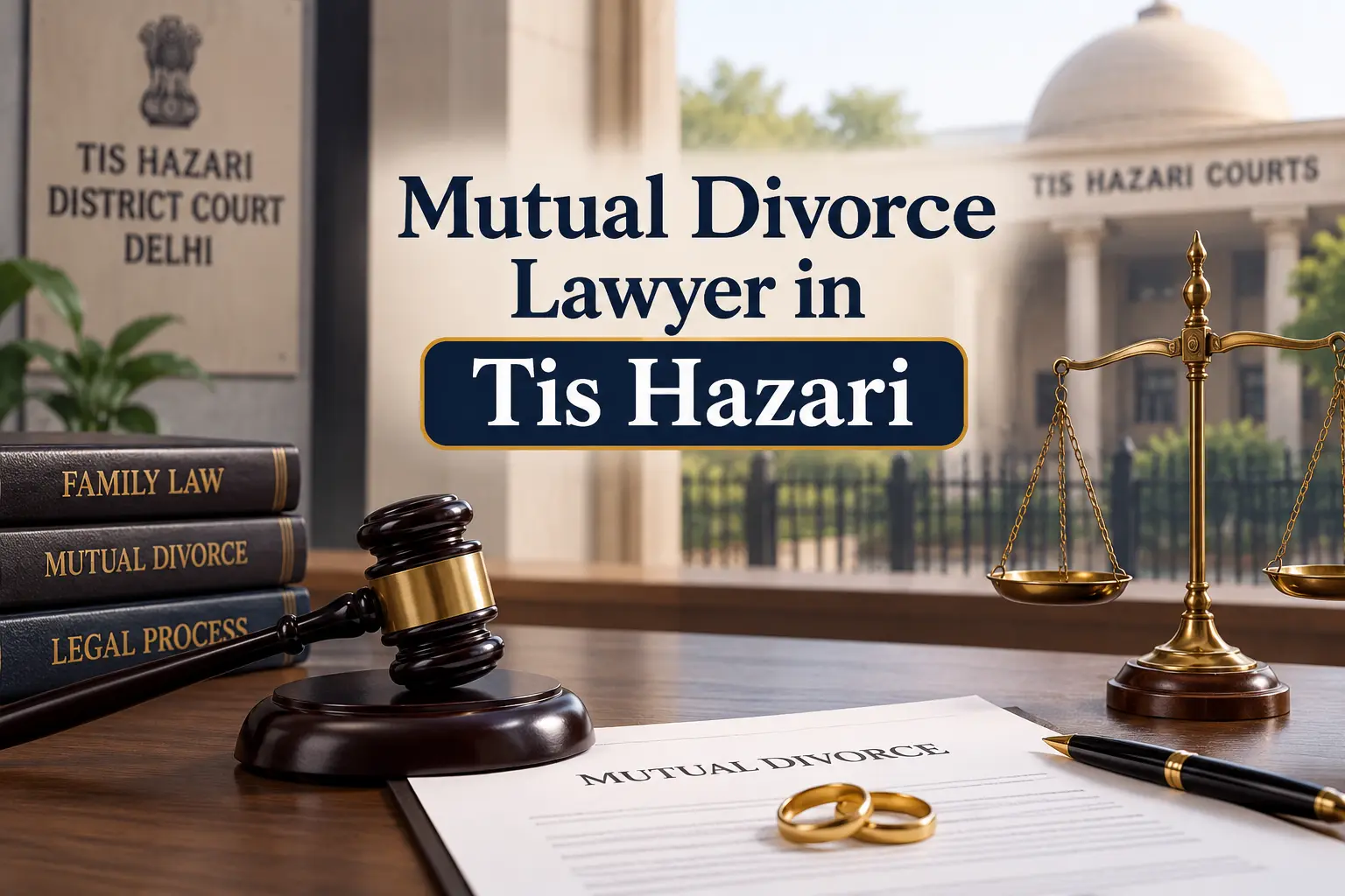 Mutual Divorce Lawyer in Tis Hazari for Fast Settlement Filing