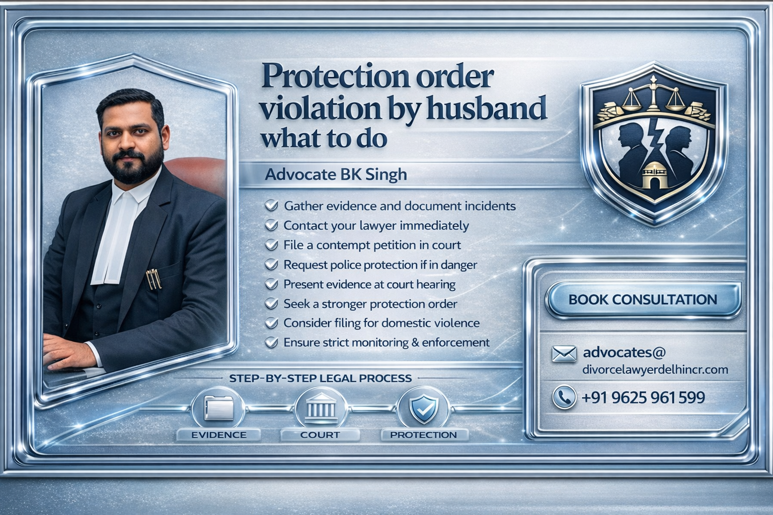Protection Order Violation by Husband: What to Do