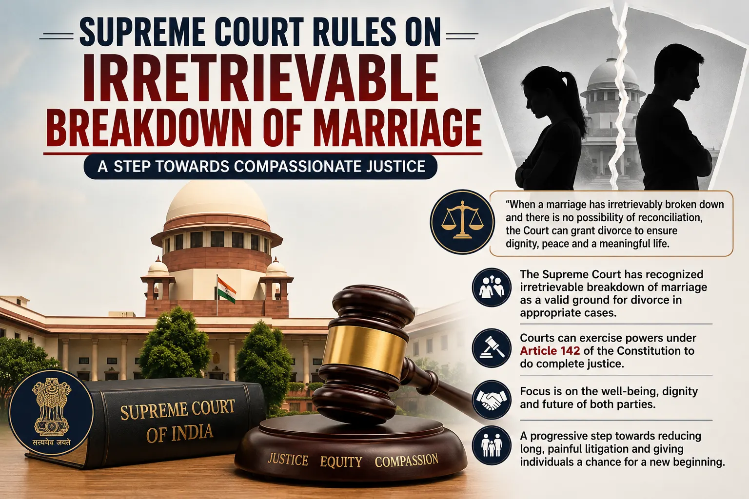 Supreme Court Rules on Irretrievable Breakdown of Marriage