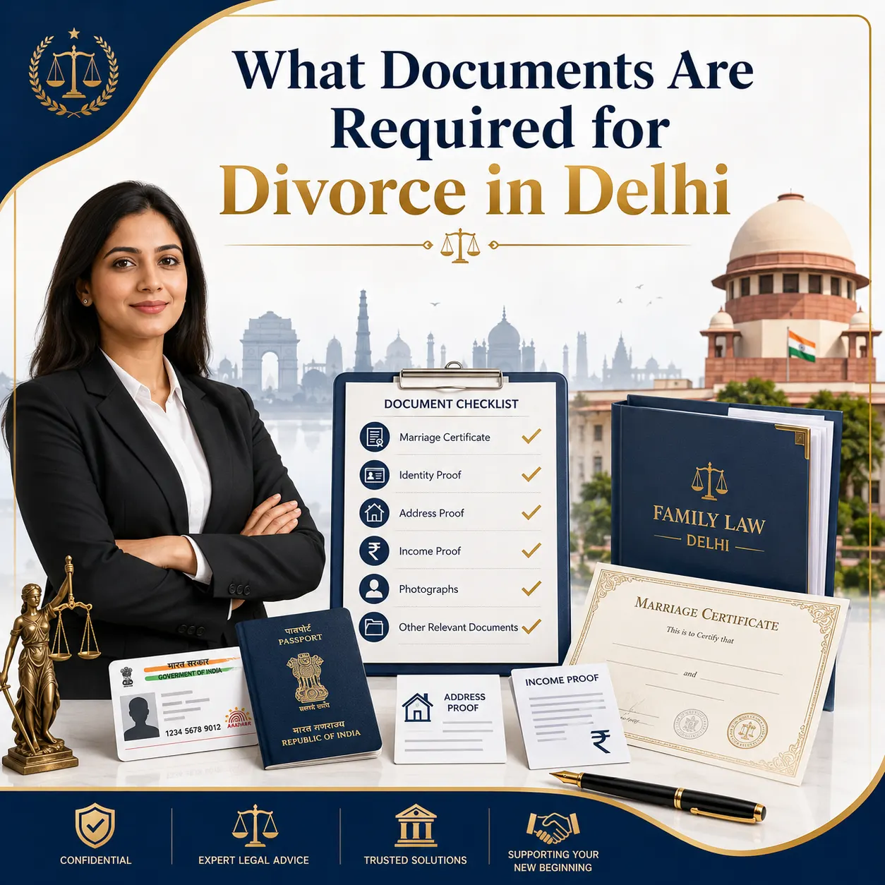 What Documents Are Required for Divorce in Delhi